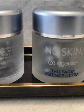 TWO (2) Nu Skin ageLOC Tru Face Essence Ultra - Silver & Blue NWT - $100
